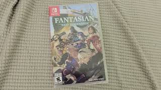 Unboxing Fantasian Neo Dimension Mistwalker Square Enix Nintendo Switch [upl. by Delilah]