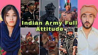 INDIA ARMY Attitude 💥 Respect 🤐 Video  Indian army attitude reaction [upl. by Pia996]