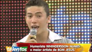 Conheça o talento de Whindersson Nunes no palco do Talentos do PI Bom Jesus 02 [upl. by Atnwahs]