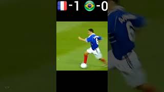 France VS Brazil 1998 World Cup Final Highlights youtube shorts football [upl. by Hourigan]