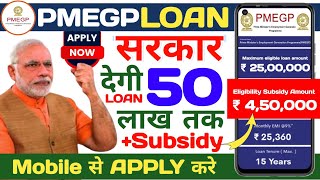 PMEGP Loan Process 2024  pmegp scheme  PMEGP loan apply online  govloan process  business loan [upl. by Gordan147]