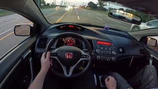 2009 Honda Civic Si Manual POV [upl. by Douty]