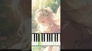 YIRUMA  REASON PIANO TUTORIAL shorts yiruma kdramaost [upl. by Eizdnil]