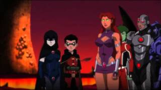 Justice League vs Teen Titans Robin amp Raven Its Not Your Home [upl. by Oelc]