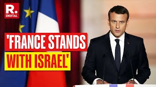 France Committed To Israels Protection Says President Emanuel Macron  Iran Vs Israel War [upl. by Ymer]