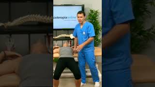 ✔️Ejercicio cifosis dorsal baja  rectificación lumbar🆘 [upl. by Wesla]