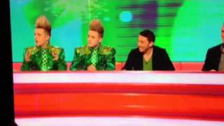 Jedward on 8 out of 10 cats [upl. by Egiarc]