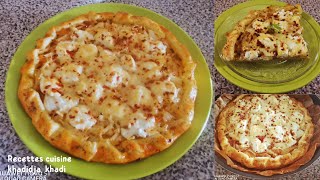 tarte à loignon facile et rapide 🥧 تورتة البصل سهلة وسريعة [upl. by Ardeha]