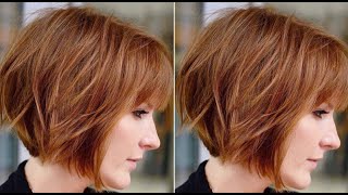 Textured Bob Haircut Full Steps Tutorial  Layers Bob Cut amp Style for Women [upl. by Hans842]