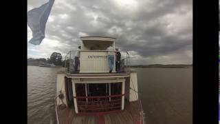 Paddle Steamer Enterprise  Lake Burley Griffin  Canberra [upl. by Elocal]