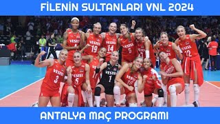 Filenin Sultanları Antalya Maç Takvimi 2024 volleyball voleybol melissavargas vargas zehragüneş [upl. by Marlowe]