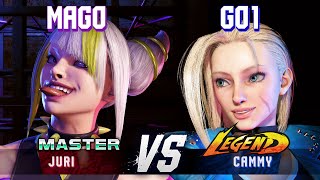 SF6 ▰ MAGO Juri vs GO1 Cammy ▰ High Level Gameplay [upl. by Hars902]