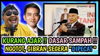 KUR4NG AJ4R  DASAR S4MP4H  MBAH AMIN MINTA GIBRAN SEGERA DIPECAT DASAR MANUSIA NALAR RENDAH [upl. by Rorry]