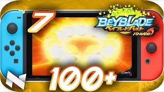 OPENING 100 GACHAS  Beyblade Burst BATTLE ZERO Gameplay Part 7 Nintendo Switch ベイブレードバースト バトルゼロ [upl. by Reiner43]