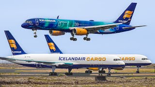 🇮🇸 200 PLANES in 3 HOURS  Reykjavik Keflavik Airport Plane Spotting Iceland  Plane ID KEFBIKF [upl. by Gaddi449]