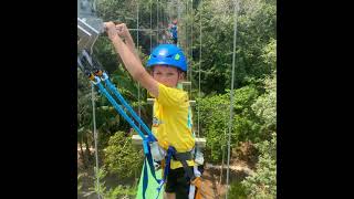 Excalibur Adventure Park on Belizes Coastal Road near Gales Point Manatee explorebelize [upl. by Jamnis]