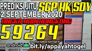 PREDIKSI TOGEL SGP HK SYDNEY HARI INI 2 SEPTEMBER 2020  RUMUS AYAHTOGEL [upl. by Nauqas204]