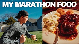 THE FOOD I EAT FOR MARATHON TRAINING  Full Day of Eating and Running During the Holidays [upl. by Aham]