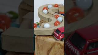 Marble Run ASMR Shorts 12 automobile marble shorts marblerun [upl. by Elson756]