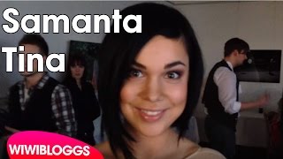 Samanta Tina  Latvias Dziesma 2014  interview  wiwibloggs [upl. by Aniela]