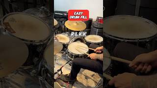 Easy Drum Fill Double Pedal Made Easy Beginner Drum Lesson drums [upl. by Lytsyrk]