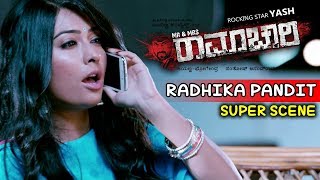 Yash Movies  Radhika Insults Yash Kannada Scenes  Mr And Mrs Ramachari Kannada Movie [upl. by Ditter]