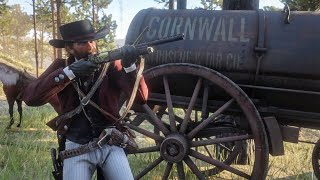 Simple Method How To Get A Cornwall Kerosene Wagon In Free Roam Without Dying Red Dead Redemption 2 [upl. by Aeret]