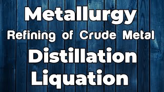 Metal19Distillation and LiquationRefining of Crude metalMetallurgyExplanation in Tamil [upl. by Marala269]