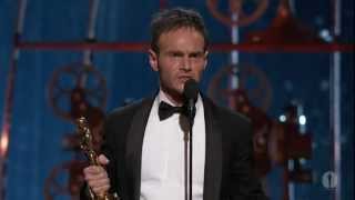 Chris Terrio winning Best Adapted Screenplay for quotArgoquot [upl. by Bettye497]