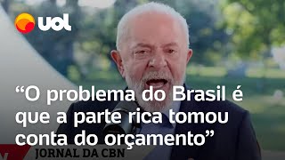 Lula critica isenção fiscal e desoneração Os ricos tomaram conta do orçamento isso não é normal [upl. by Mad]