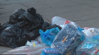 No more piles of trash on NYC sidewalks New rule goes into effect  NBC New York [upl. by Ken]