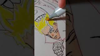 Drawing Naruto Baryon Mode [upl. by Oelak68]