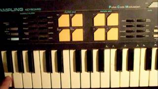 Moby  Porcelain performed on CASIO SK5 [upl. by Oibaf869]