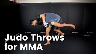 3 BEST Judo Throws for MMA 1 Bonus [upl. by Annahsor]