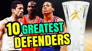 Top 10 Greatest Defenders of All Time [upl. by Ybeloc]