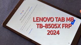 how to bypass google verification Lenovo tab m8 TB8505X  Lenovo TB8505X frp bypass 2024 [upl. by Griseldis]