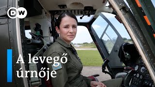 Az albán légierő első női pilótája  Armela a levegő úrnője [upl. by Yehus592]