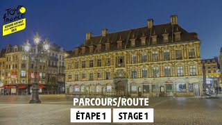 ParcoursRoute  Stage 1  Tour de France 2025 [upl. by Nnyladnarb]