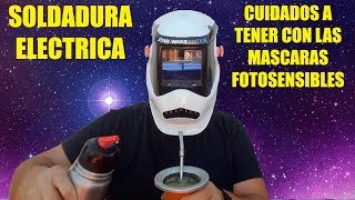 Cuidados a tener con mascaras fotosensibles de soldadura [upl. by Imalda]