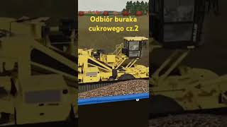 Odbiór buraka cukrowego cz2 farming farmimgsimulator22 agriculture shorts [upl. by Yenitsed]