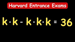 HARVARD  Entrance Exams  99 of Students Failed This Tricky Math Test  maths [upl. by Sarat]