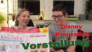 Disney Kreuzstich von Hachette  Vorstellung [upl. by Nosemyaj]