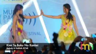 IMJN 140223 JKT48 Melody amp Nabilah  Kimi To Boku no Kankei [upl. by Odradlig]