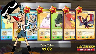 Making MILLIONS opening my own CARD SHOP  TCG CARD SHOP SIMULATOR Part 1 [upl. by Dever]