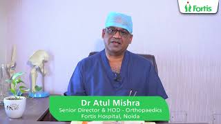 Advanced ACL Treatment Dr Atul Mishra on Minimally Invasive Surgery at Fortis Noida [upl. by Soirtimid164]