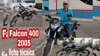 Honda Falcon 400 2005 ficha técnica com opinião do dono [upl. by Averat823]