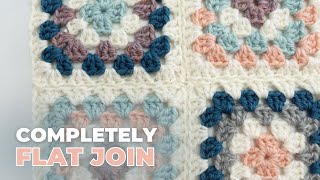 The Easiest and Fastest Way to Join Granny Squares [upl. by Nyladgam]