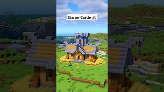 Minecraft Starter Castle 🏰 minecraft [upl. by Lin]