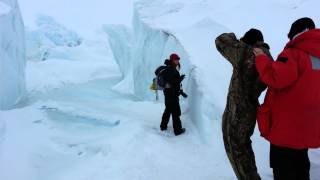 Ice Crush Sea Ice Meets land Ice in Antarctica [upl. by Zantos]