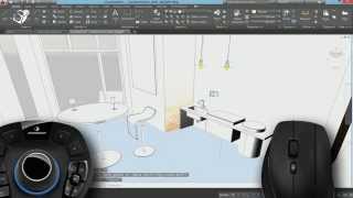 3Dconnexion SpaceMouse and CadMouse in an AutoCAD 3D environment [upl. by Budworth]